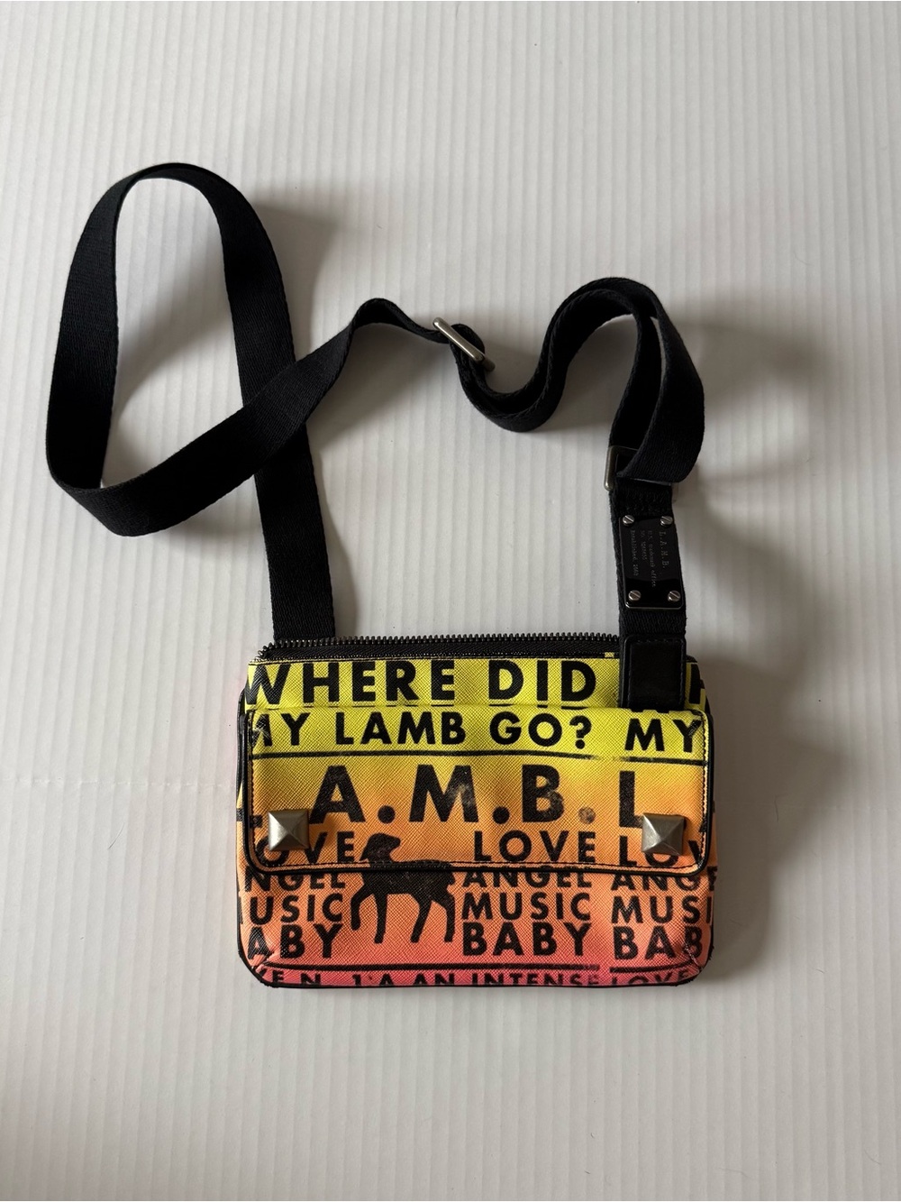 L.A.M.B. Graphic Crossbody Bag